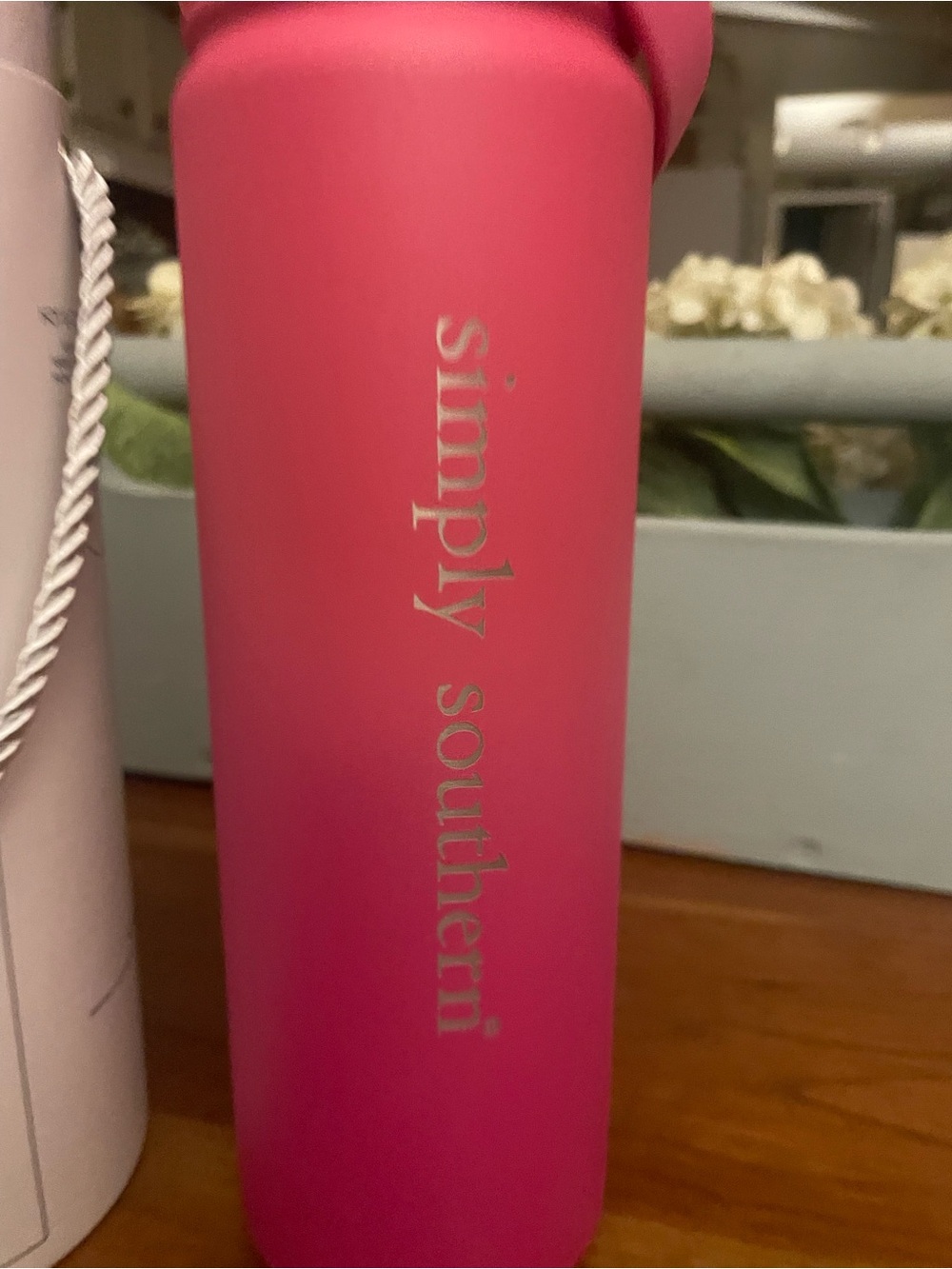 Simply Southern Bright Pink Travel Bottle